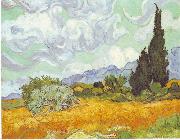 Vincent Van Gogh Cornfield with Cypresses France oil painting artist